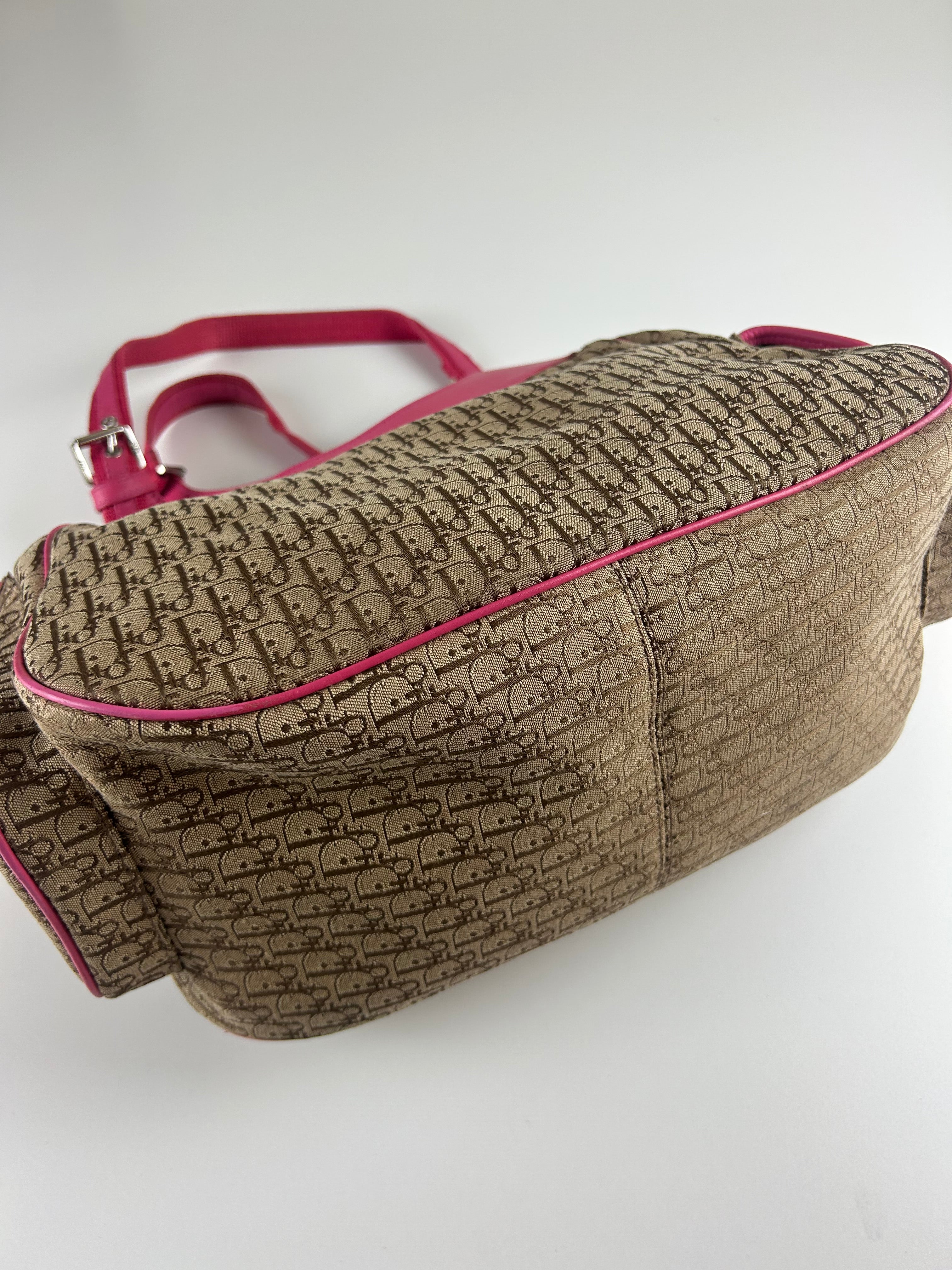 CHRISTIAN DIOR 2000'S COLUMBUS STREET CHIC TROTTER BAG