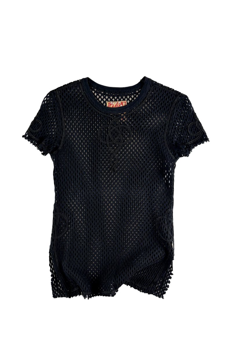 JEAN-PAUL GAULTIER JEANS PERFORATED TOP [S]