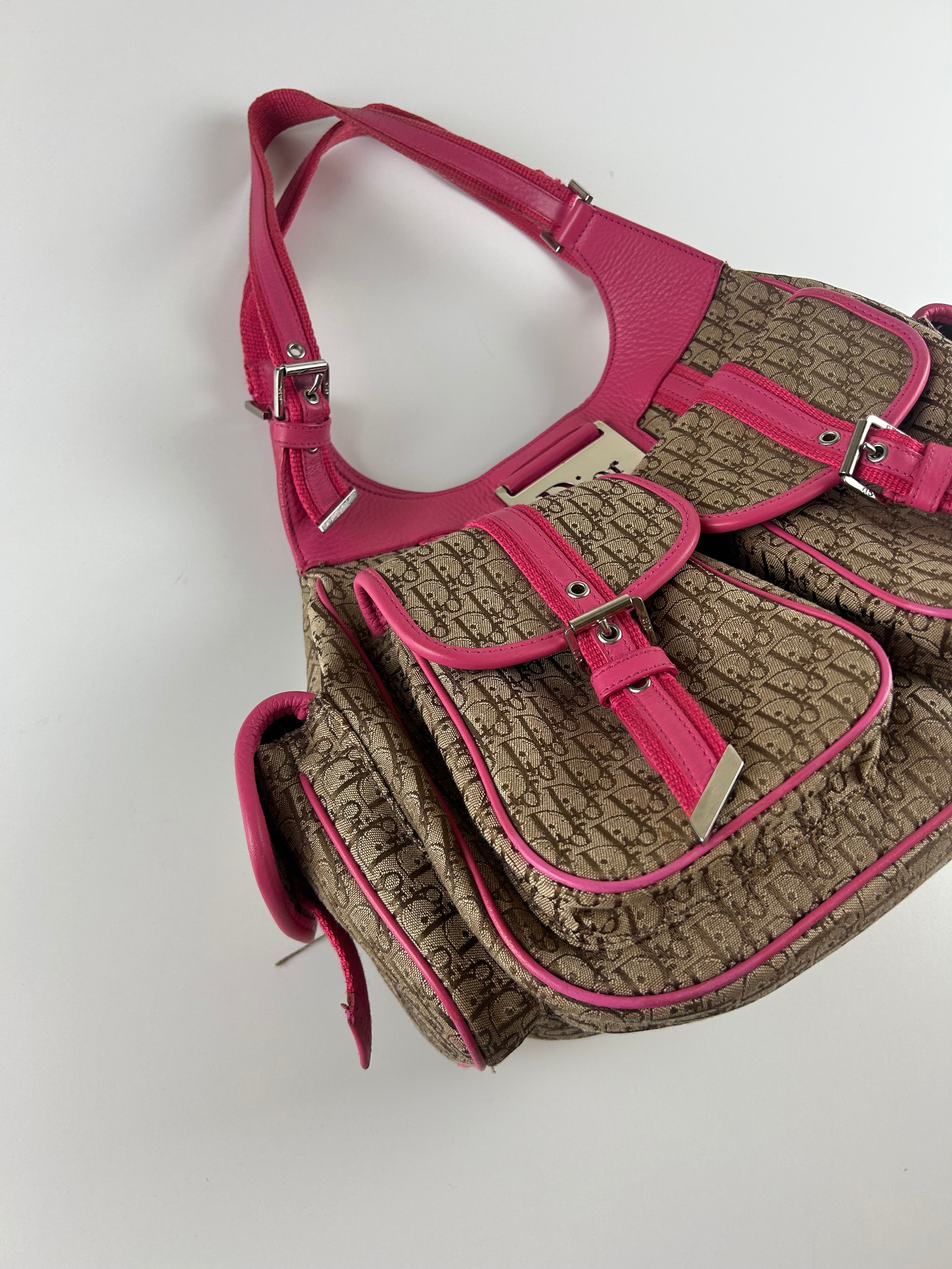 CHRISTIAN DIOR 2000'S COLUMBUS STREET CHIC TROTTER BAG