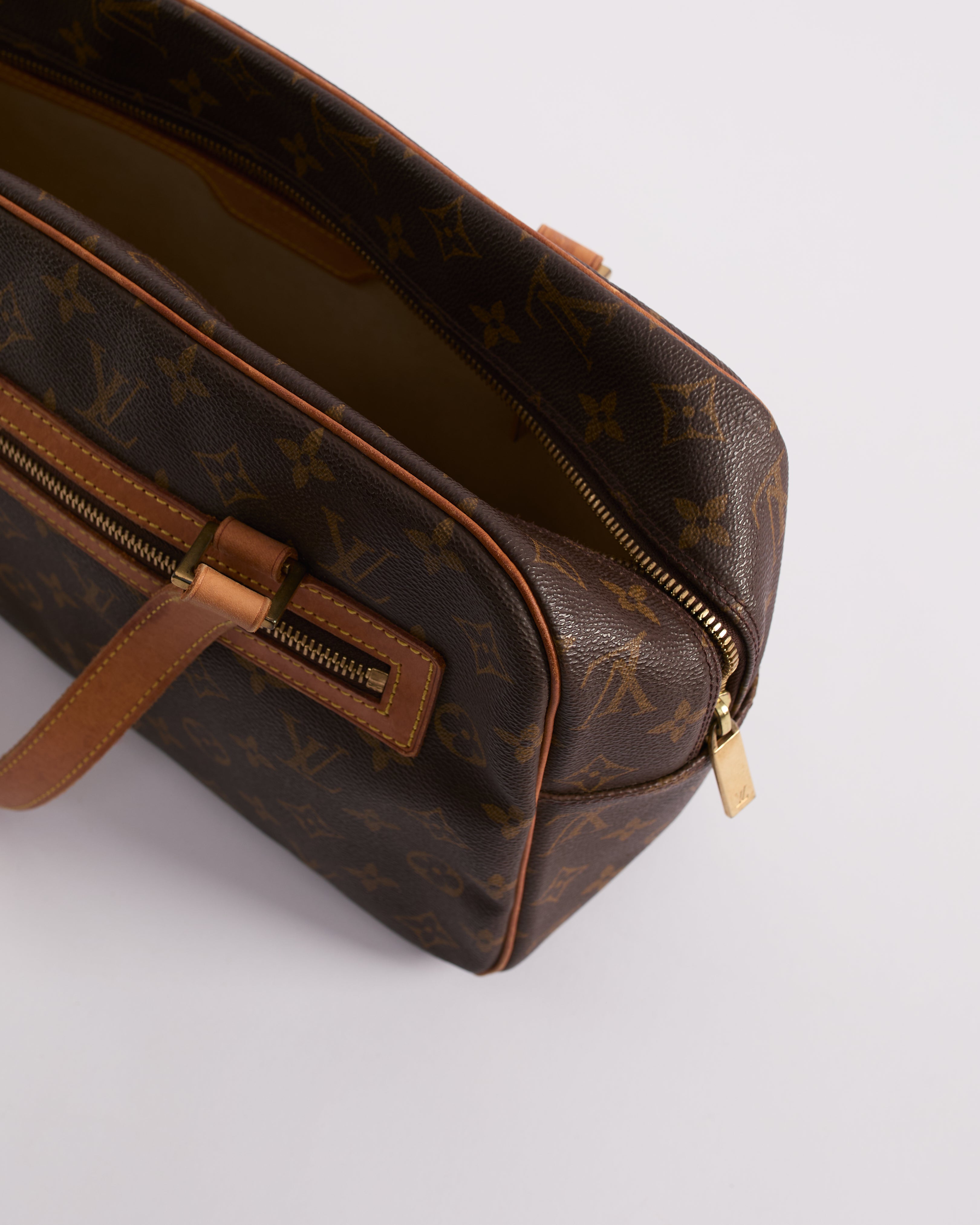 LOUIS VUITTON CITE GM COATED CANVAS SHOULDER BAG