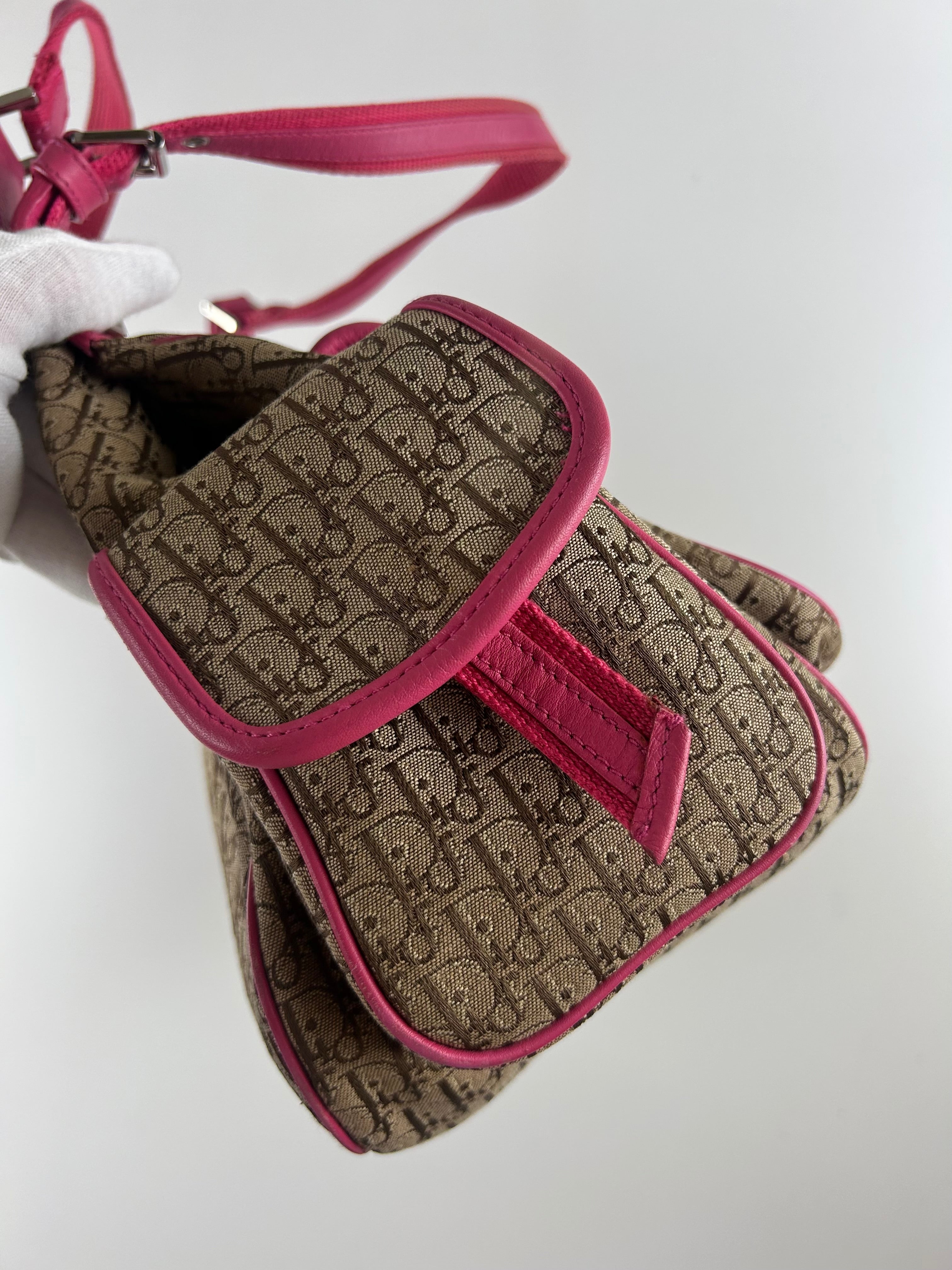 CHRISTIAN DIOR 2000'S COLUMBUS STREET CHIC TROTTER BAG