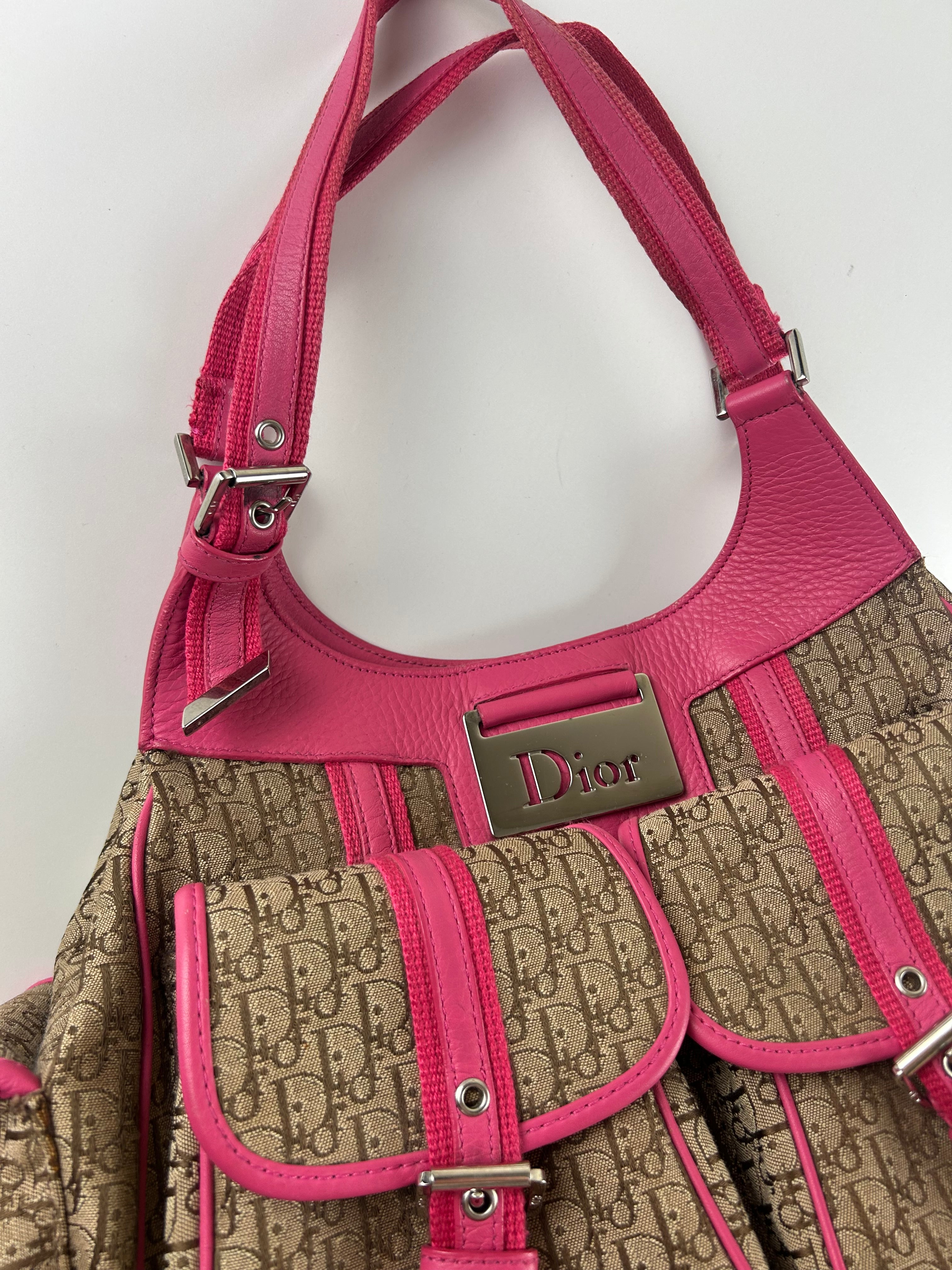 CHRISTIAN DIOR 2000'S COLUMBUS STREET CHIC TROTTER BAG