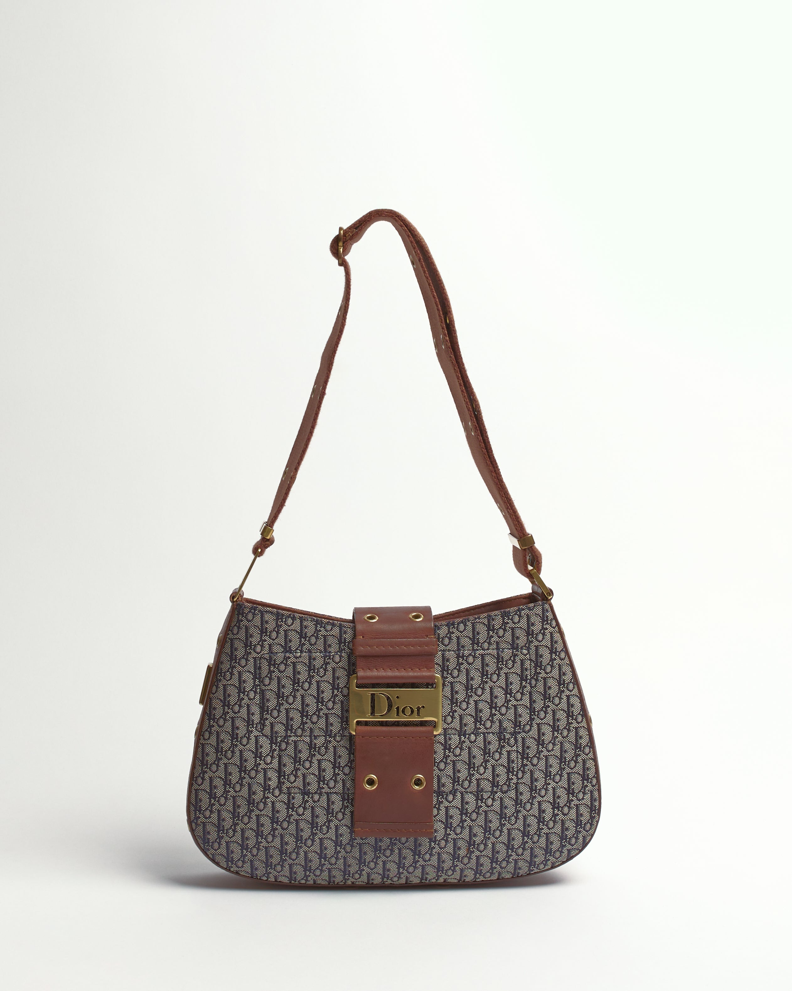 CHRISTIAN DIOR STREET CHIC COLUMBUS TROTTER OBLIQUE SHOULDER BAG