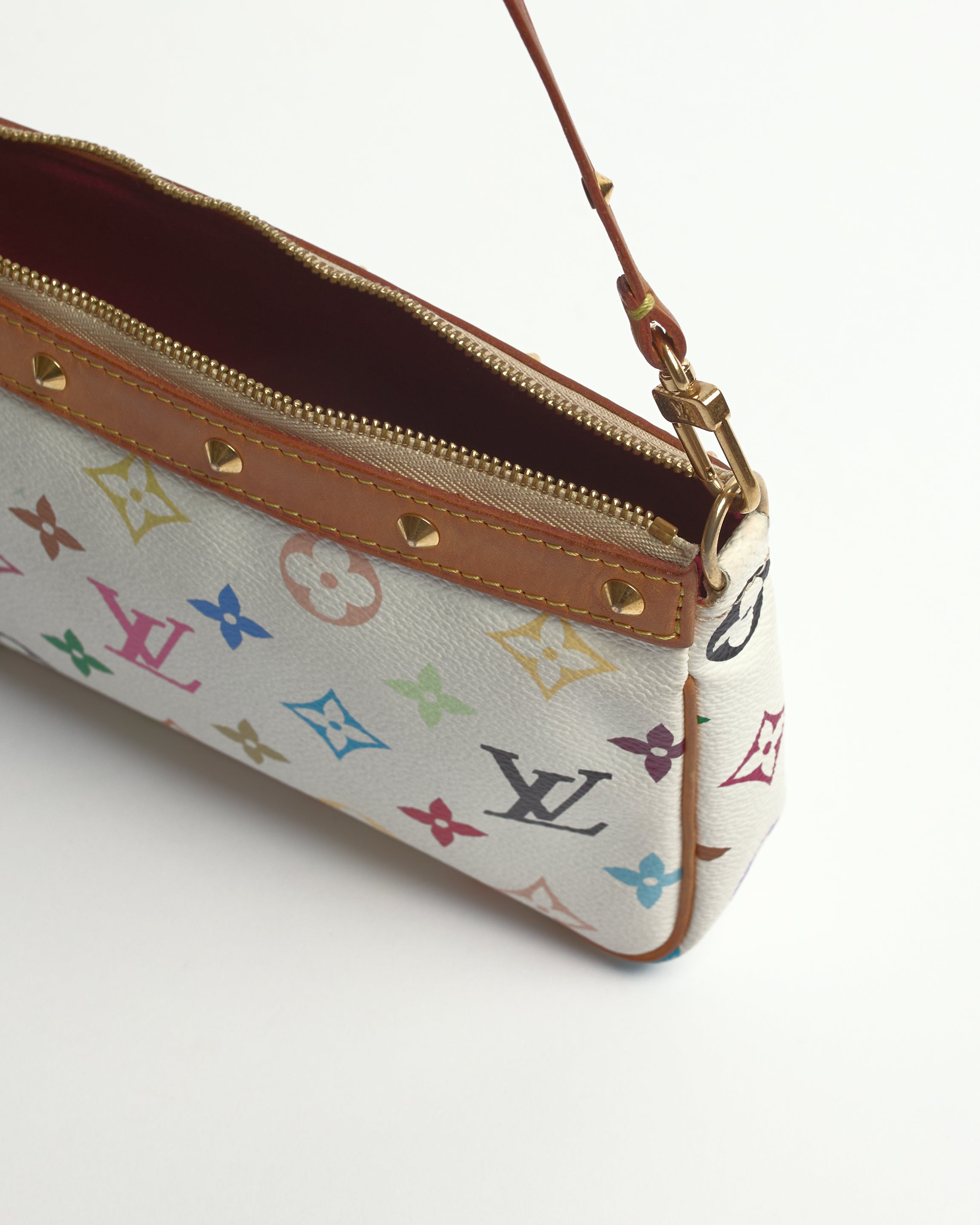 LOUIS VUITTON X TAKASHI MURAKAMI 2004 POCHETTE ACCESSOIRE BAG