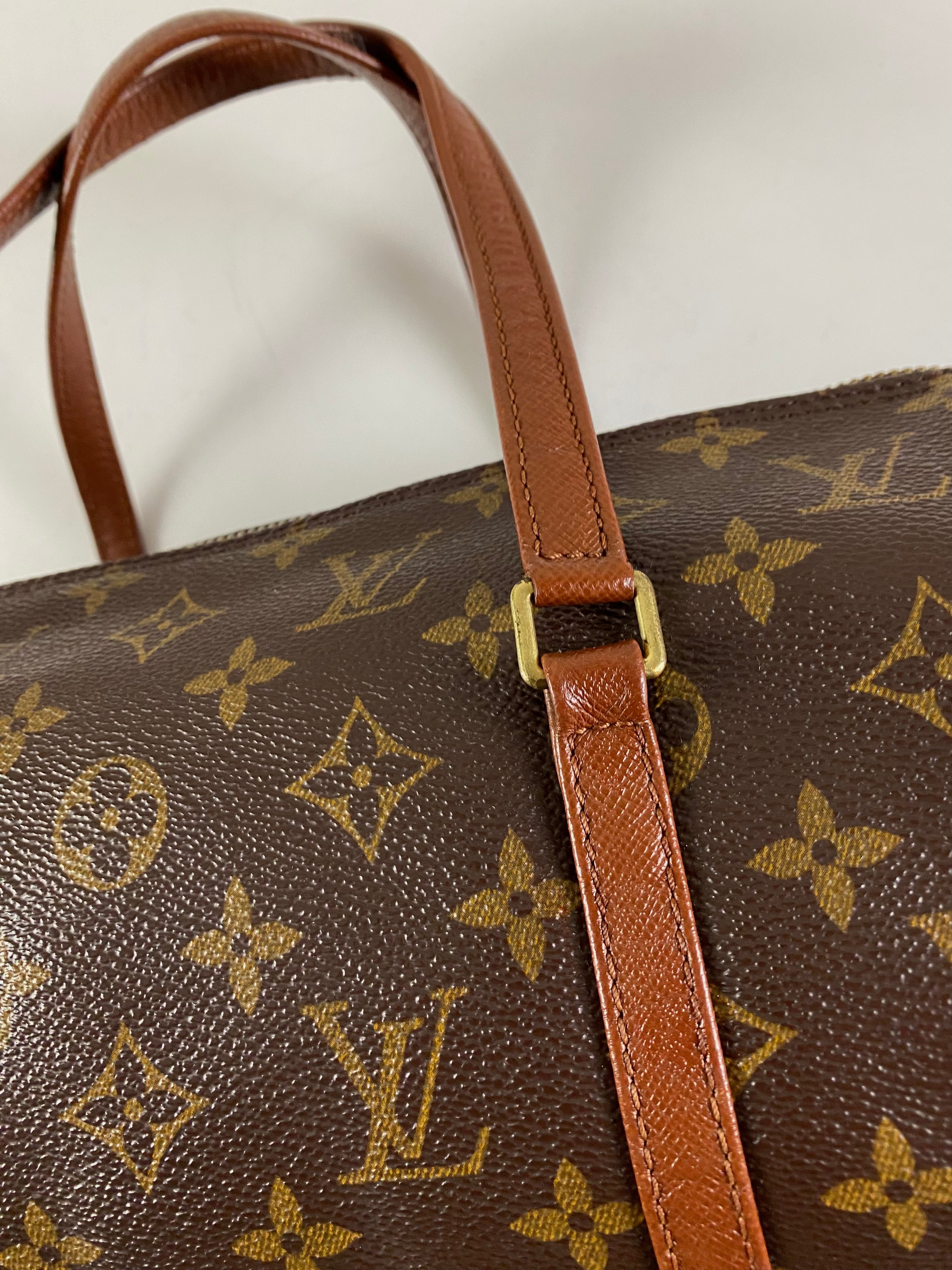LOUIS VUITTON 2002 PAPILLON MONOGRAM LEATHER TRAVEL BAG