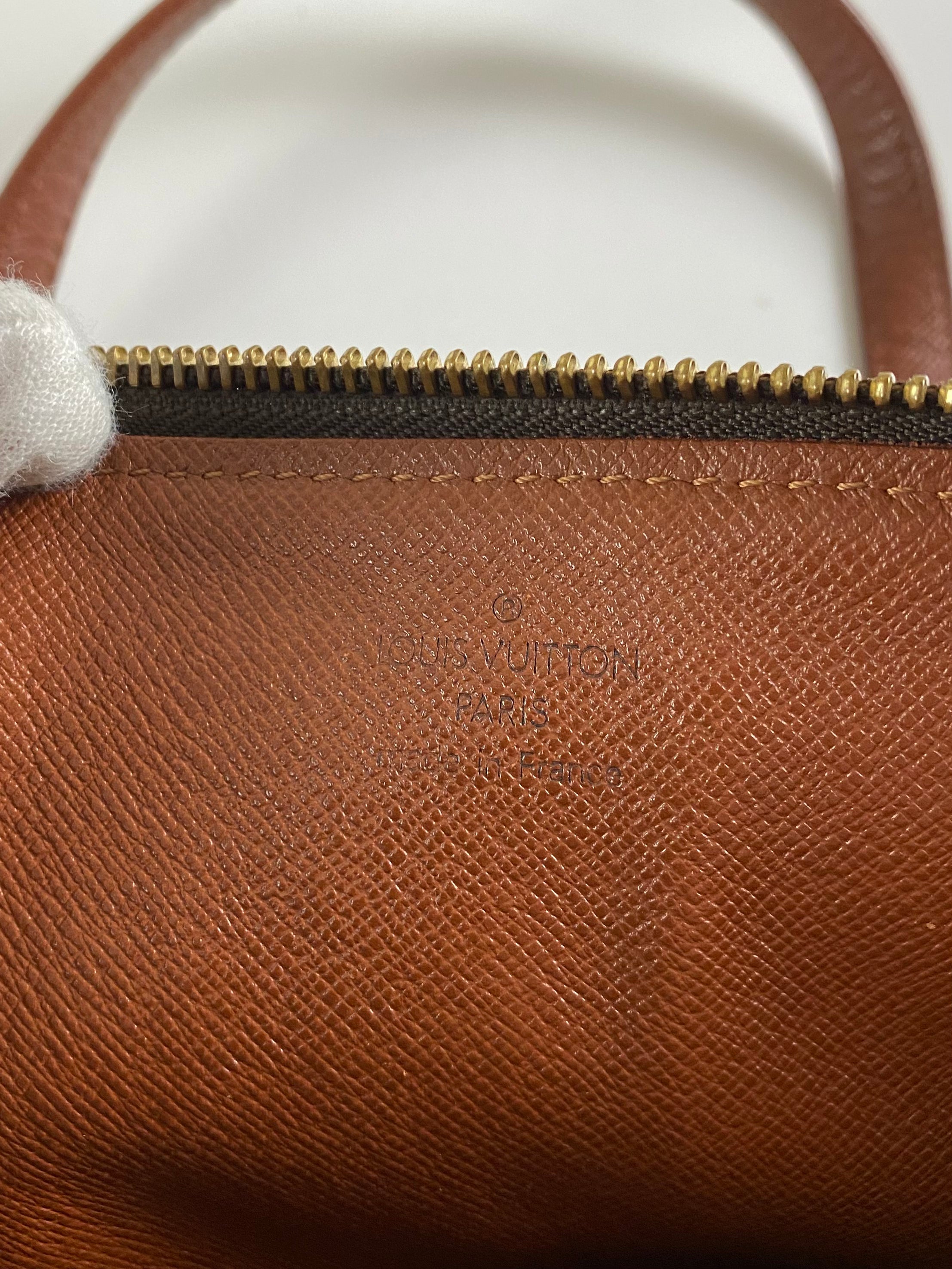 LOUIS VUITTON 2002 PAPILLON MONOGRAM LEATHER TRAVEL BAG