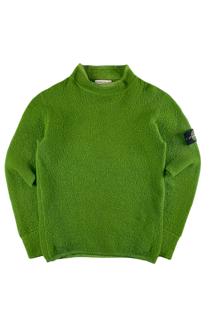 STONE ISLAND 2000'S FLEECE MOCK NECK SWEATER [M]