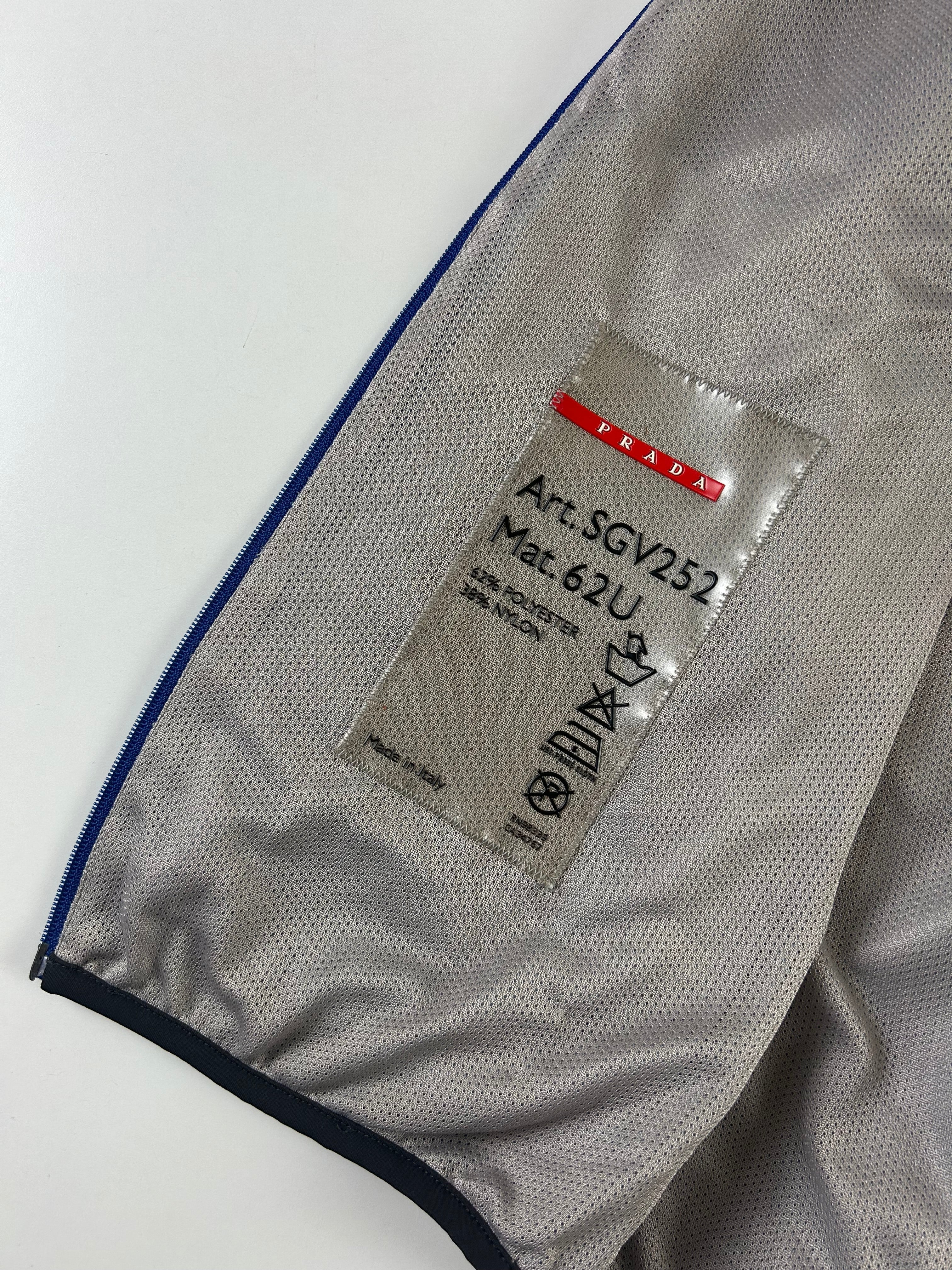 PRADA SPORT SS00 CLOUD NYLON HOODED VEST [M]