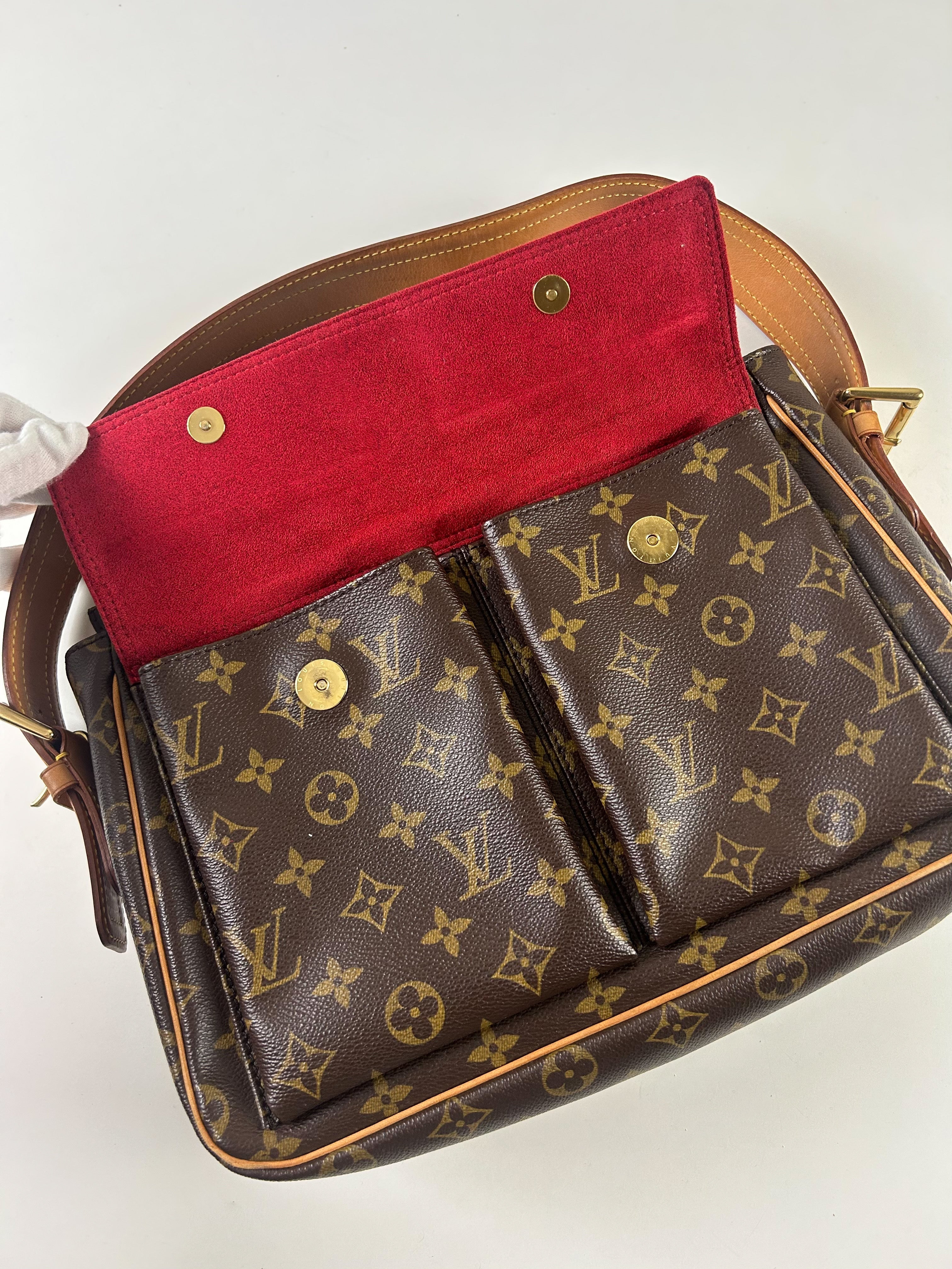 LOUIS VUITTON VIVA CITE GM BROWN MONOGRAM SHOULDER BAG