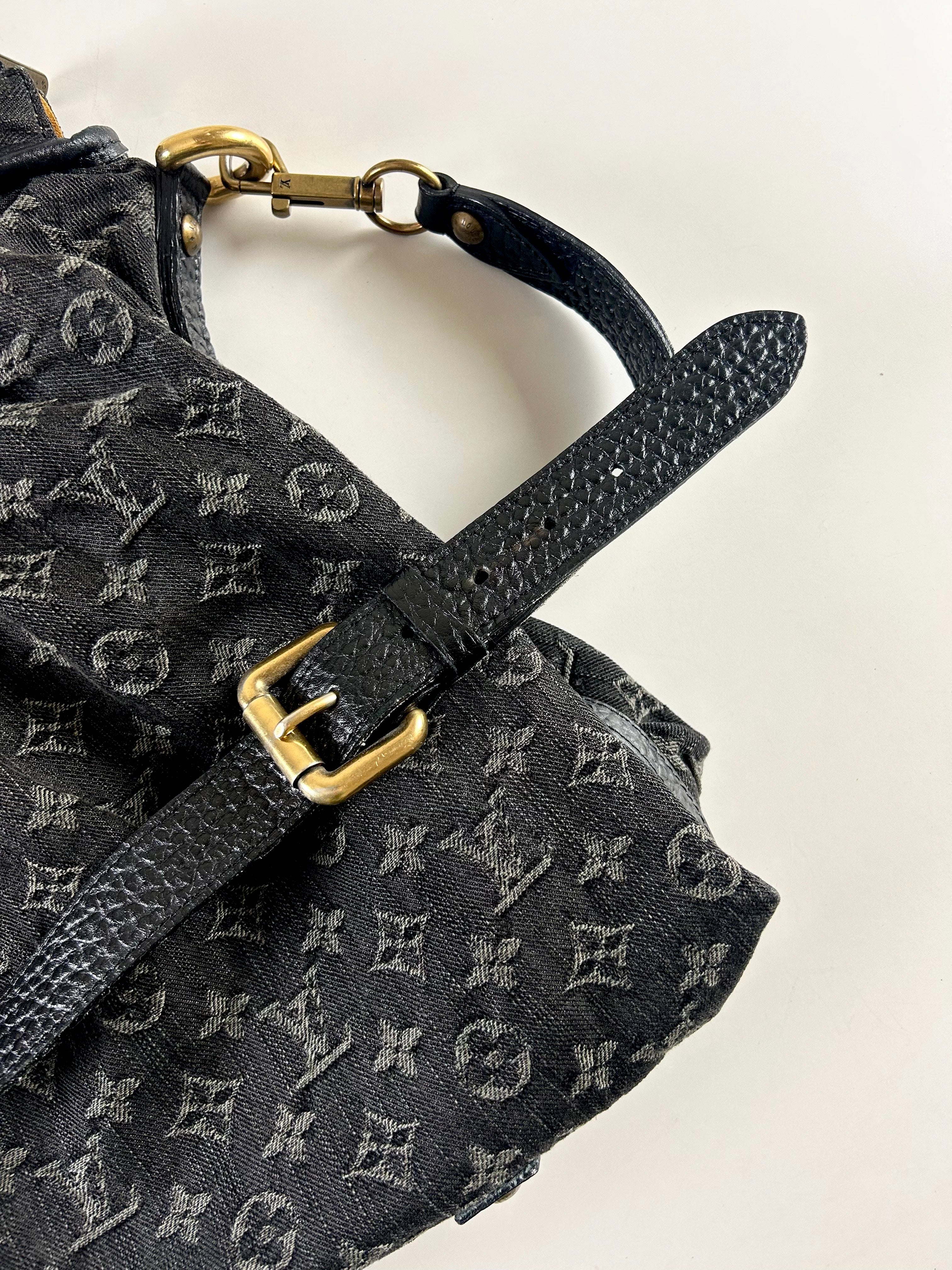 LOUIS VUITTON NEO CABBY MONOGRAM DENIM LARGE SHOPPING BAG