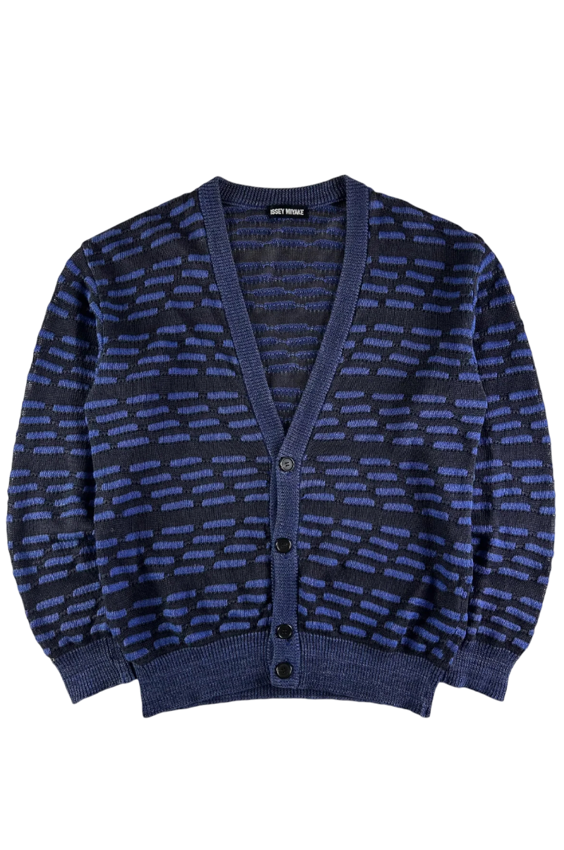 ISSEY MIYAKE MEN 1991 KNITTED CARDIGAN [M]