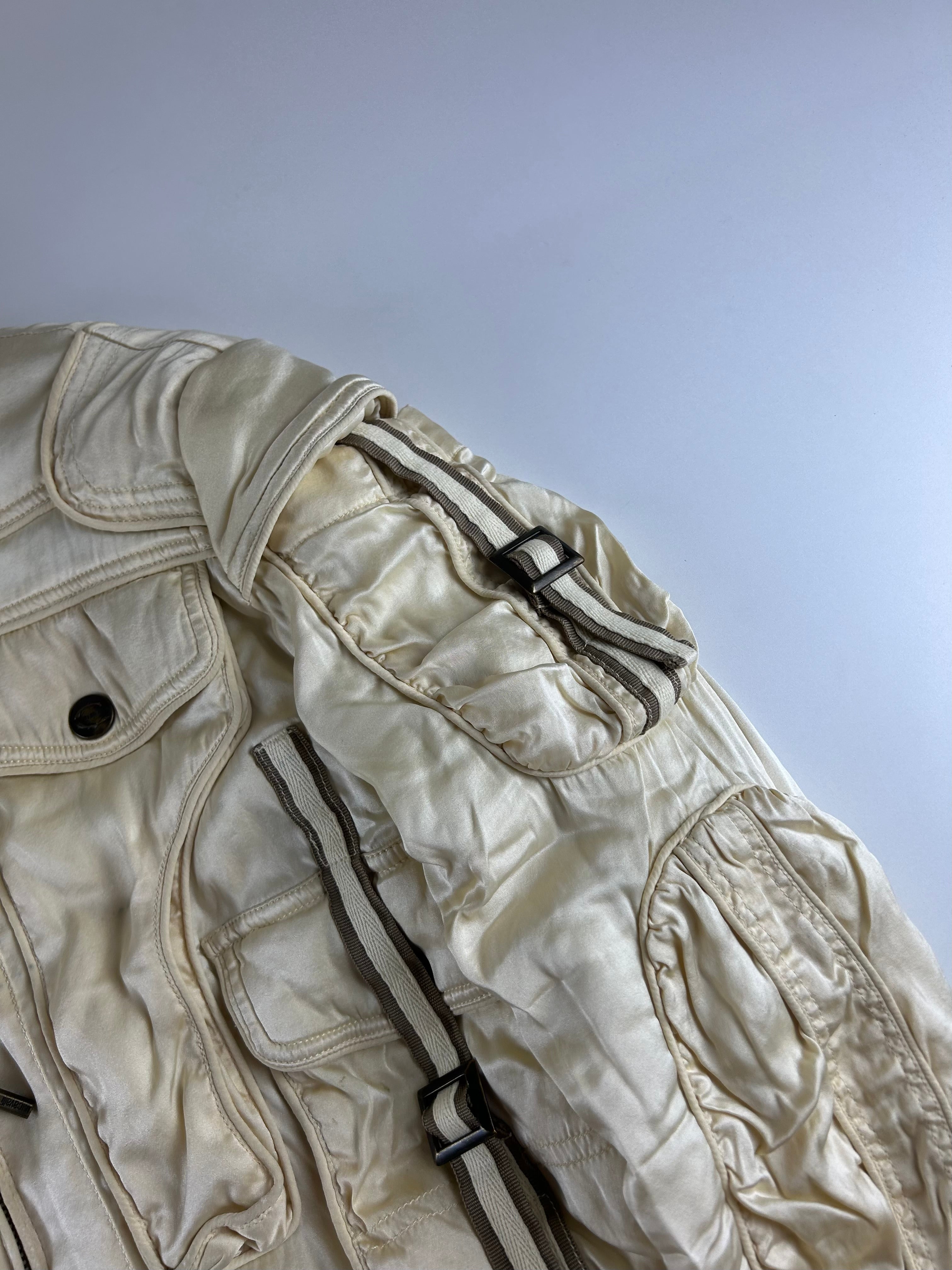 CAVALLI 2000'S PARACHUTE MULTIPOCKET BOMBER JACKET [M]