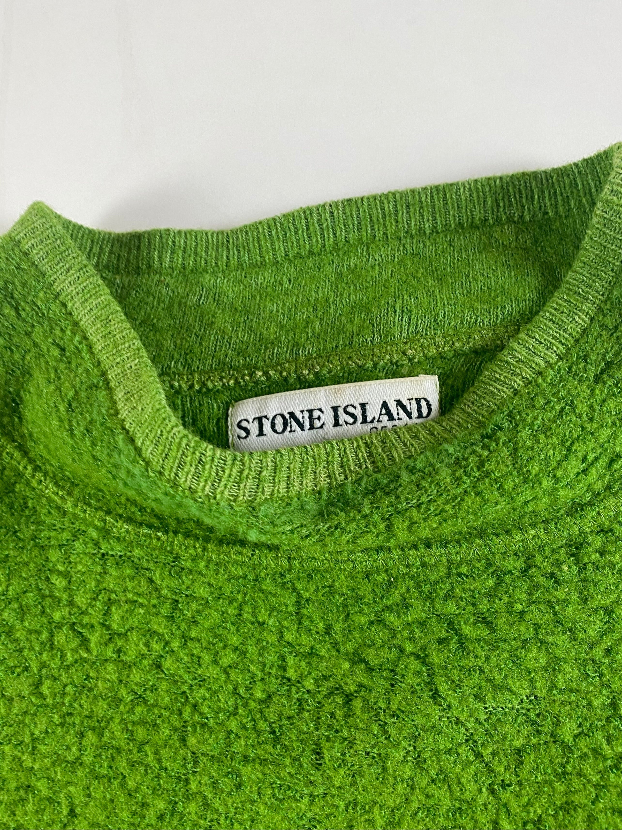 STONE ISLAND 2000'S FLEECE MOCK NECK SWEATER [M]