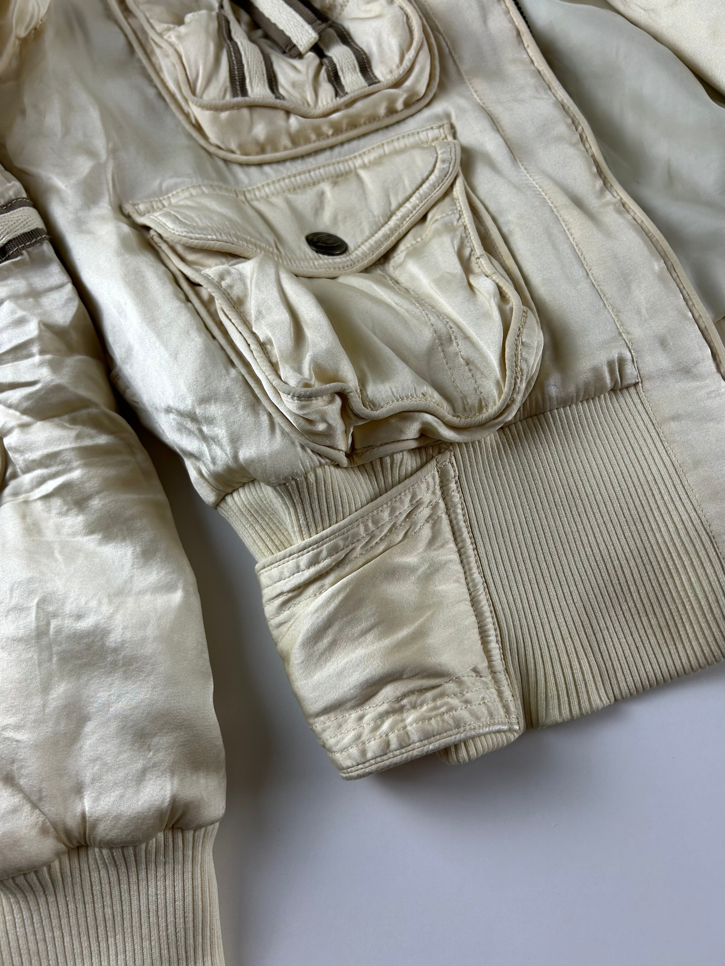 CAVALLI 2000'S PARACHUTE MULTIPOCKET BOMBER JACKET [M]