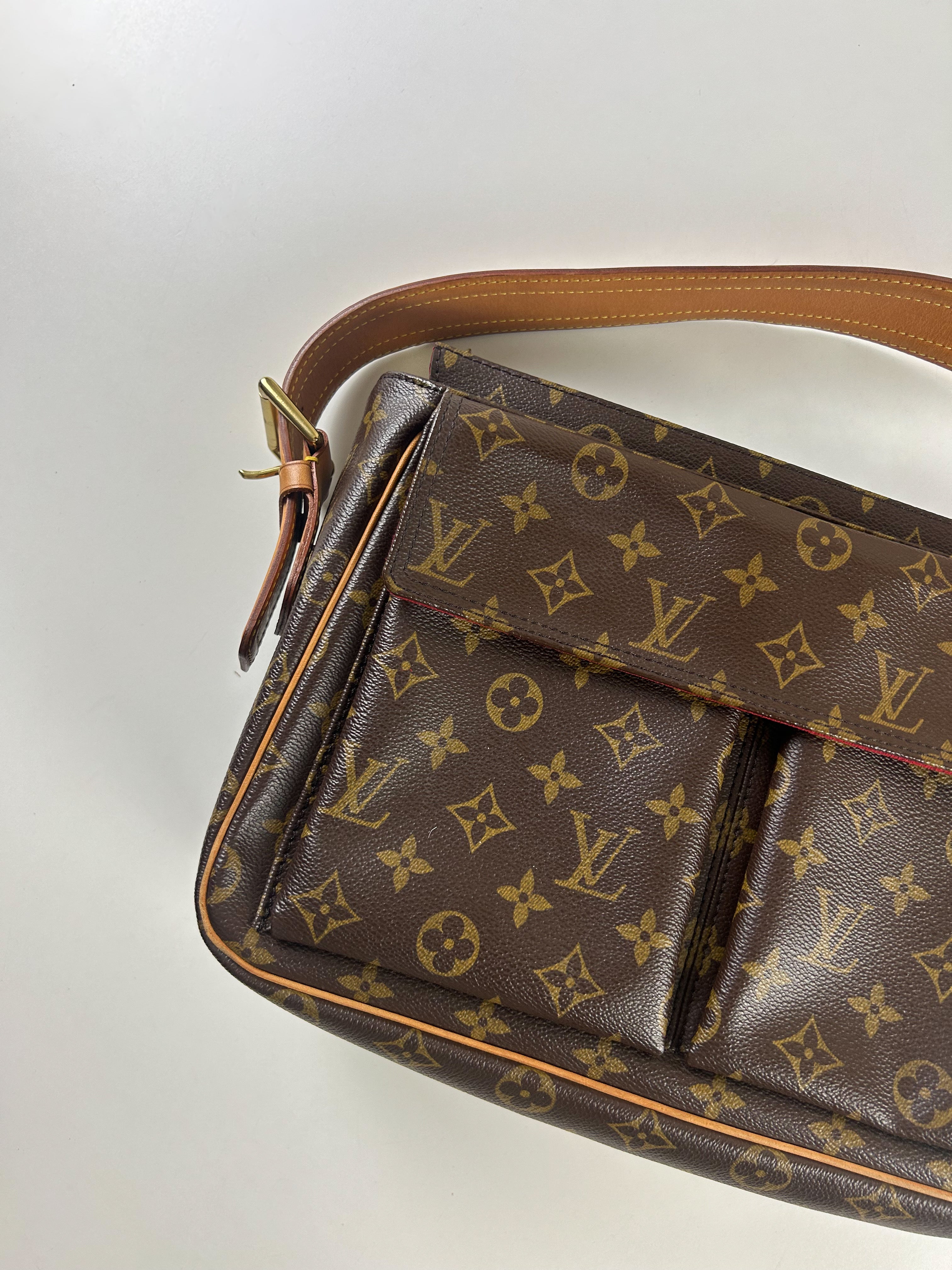 LOUIS VUITTON VIVA CITE GM BROWN MONOGRAM SHOULDER BAG