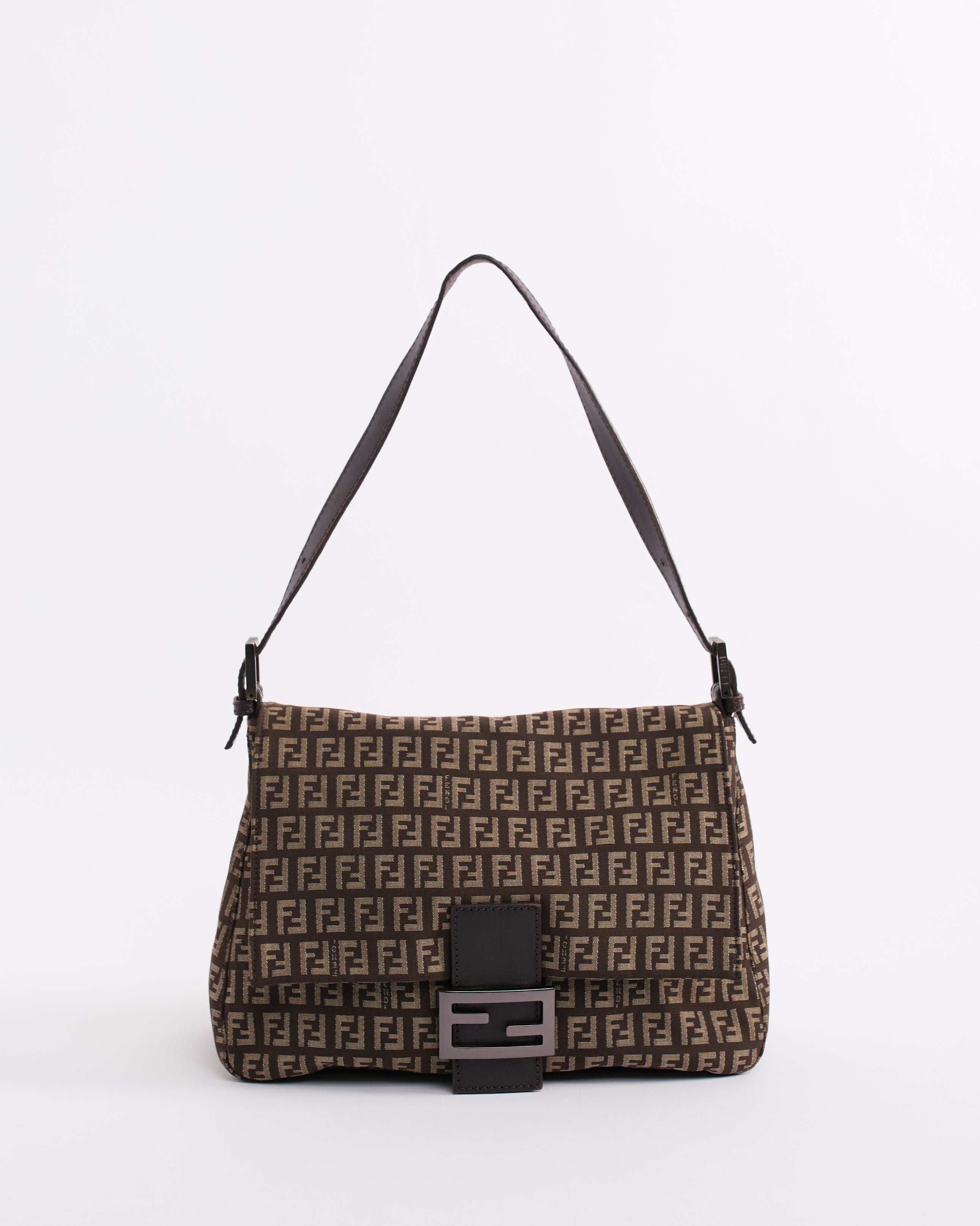 FENDI ZUCCHINO 2000’S MAMMA BAGUETTE SHOULDER BAG