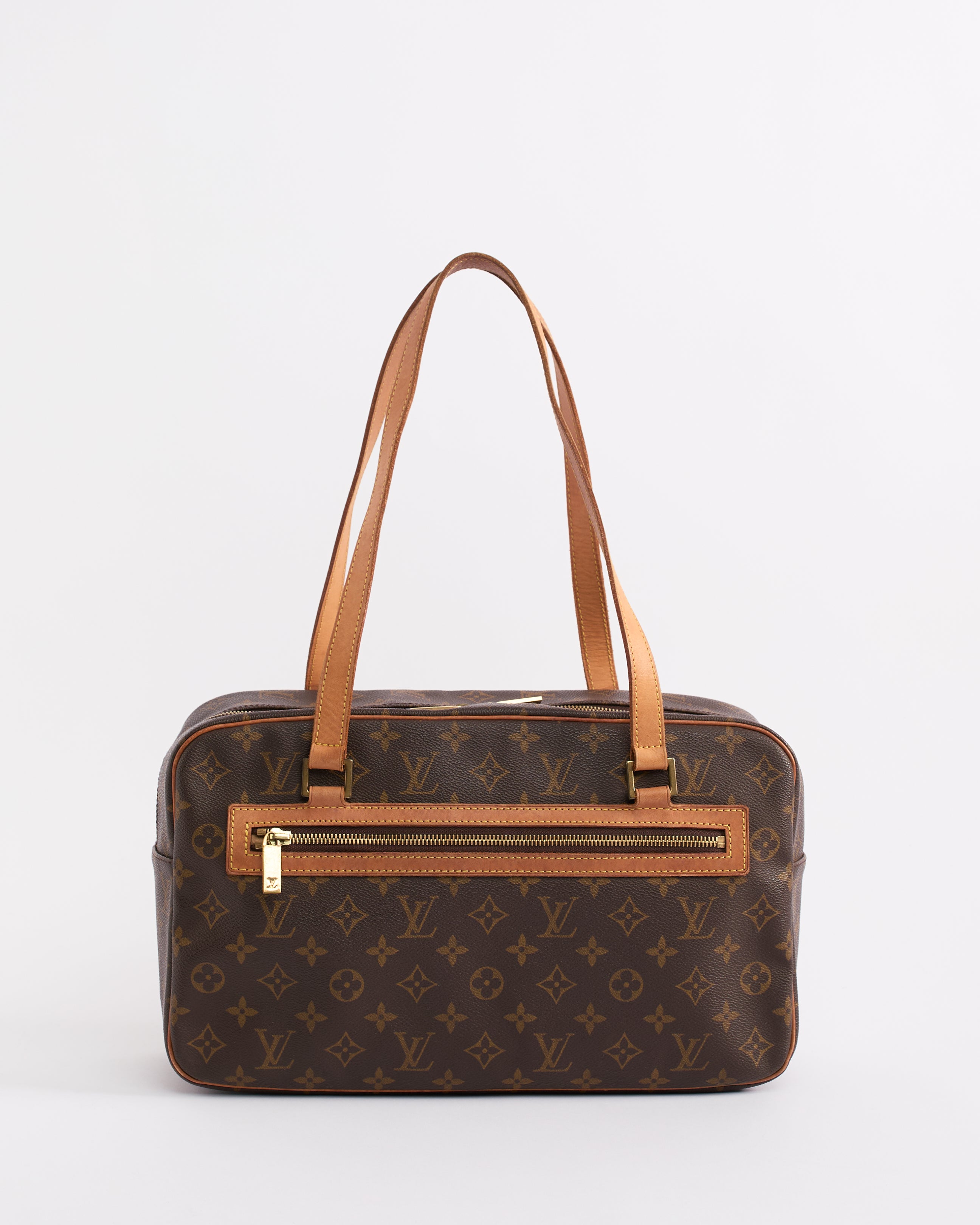 LOUIS VUITTON CITE GM COATED CANVAS SHOULDER BAG