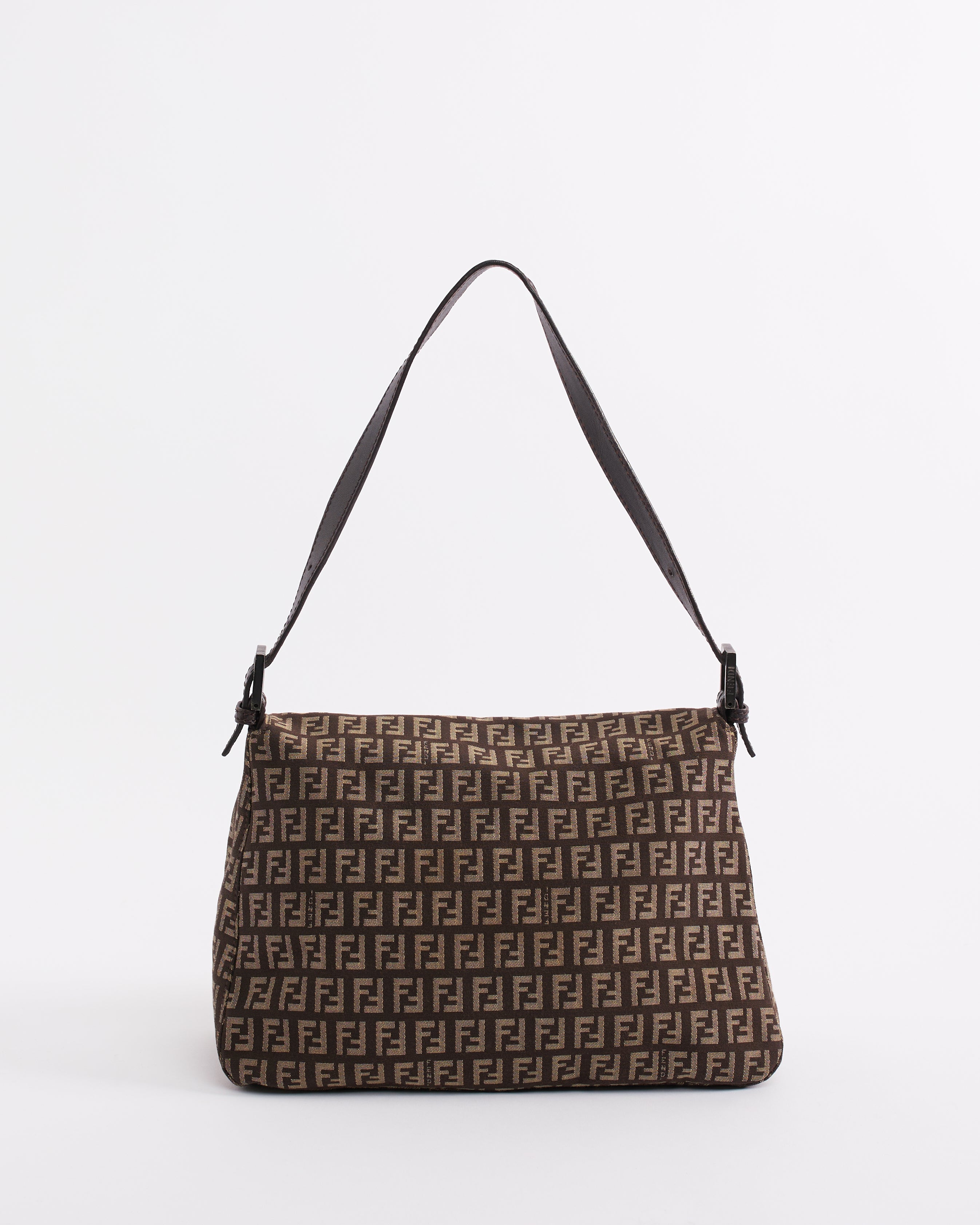 FENDI ZUCCHINO 2000’S MAMMA BAGUETTE SHOULDER BAG