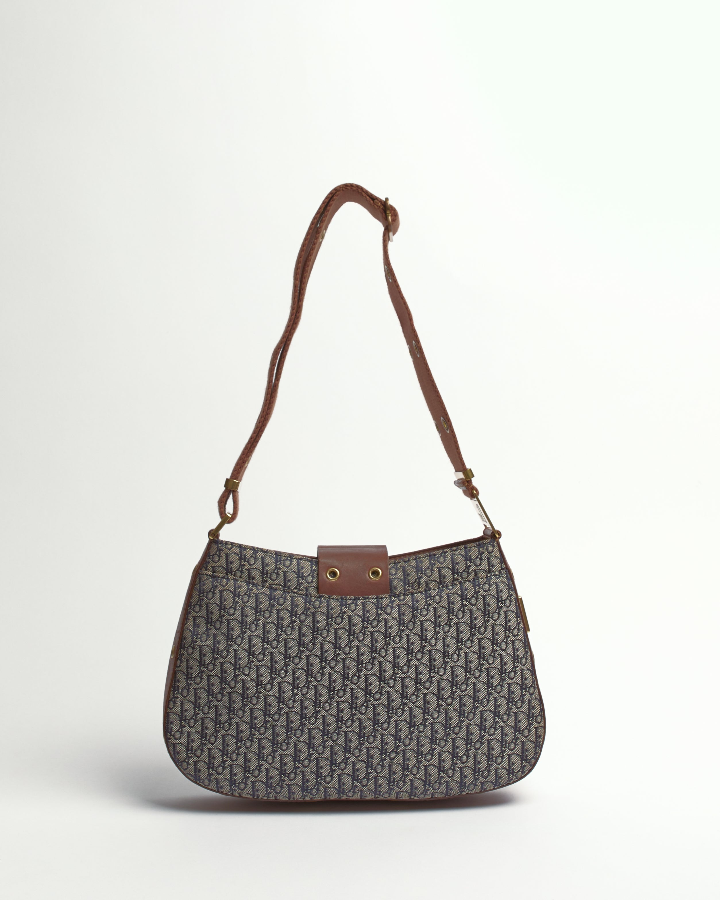 CHRISTIAN DIOR STREET CHIC COLUMBUS TROTTER OBLIQUE SHOULDER BAG