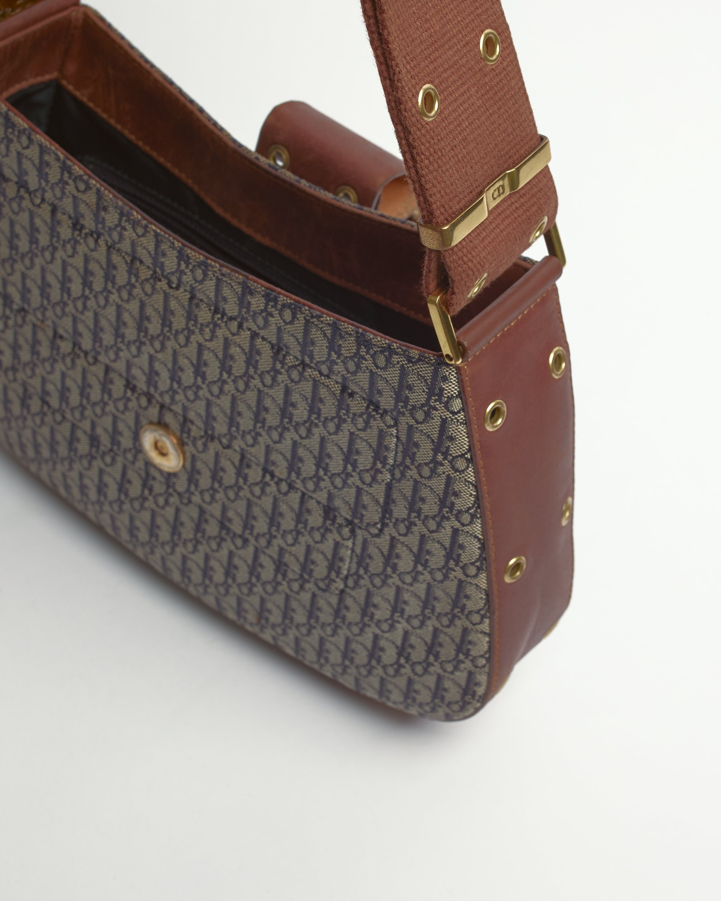 CHRISTIAN DIOR STREET CHIC COLUMBUS TROTTER OBLIQUE SHOULDER BAG