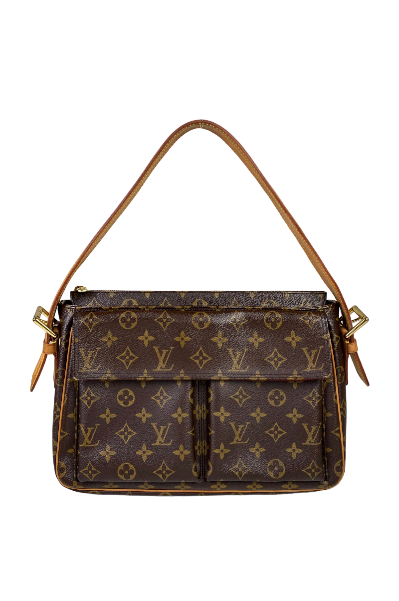 LOUIS VUITTON VIVA CITE GM BROWN MONOGRAM SHOULDER BAG