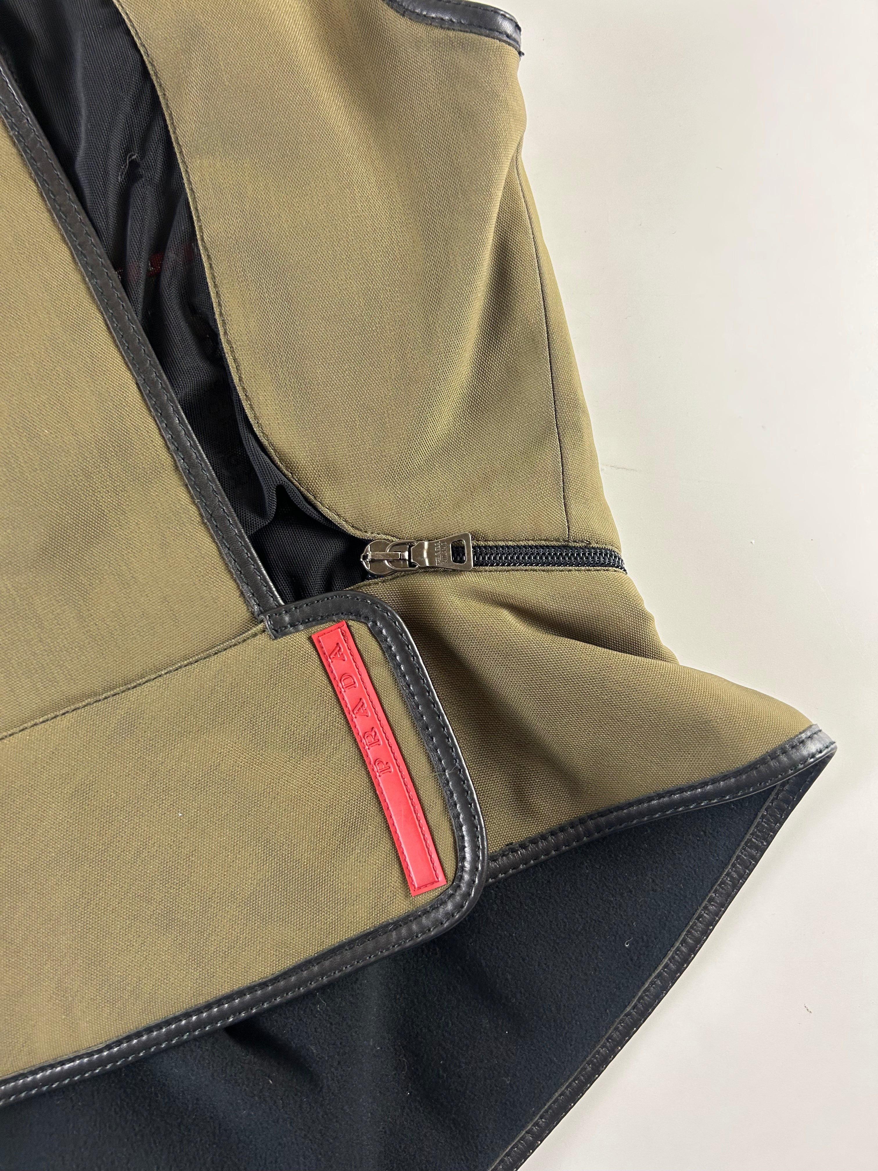 PRADA SPORT SS2000 CONVERTIBLE MESH AND NYLON VEST [S]