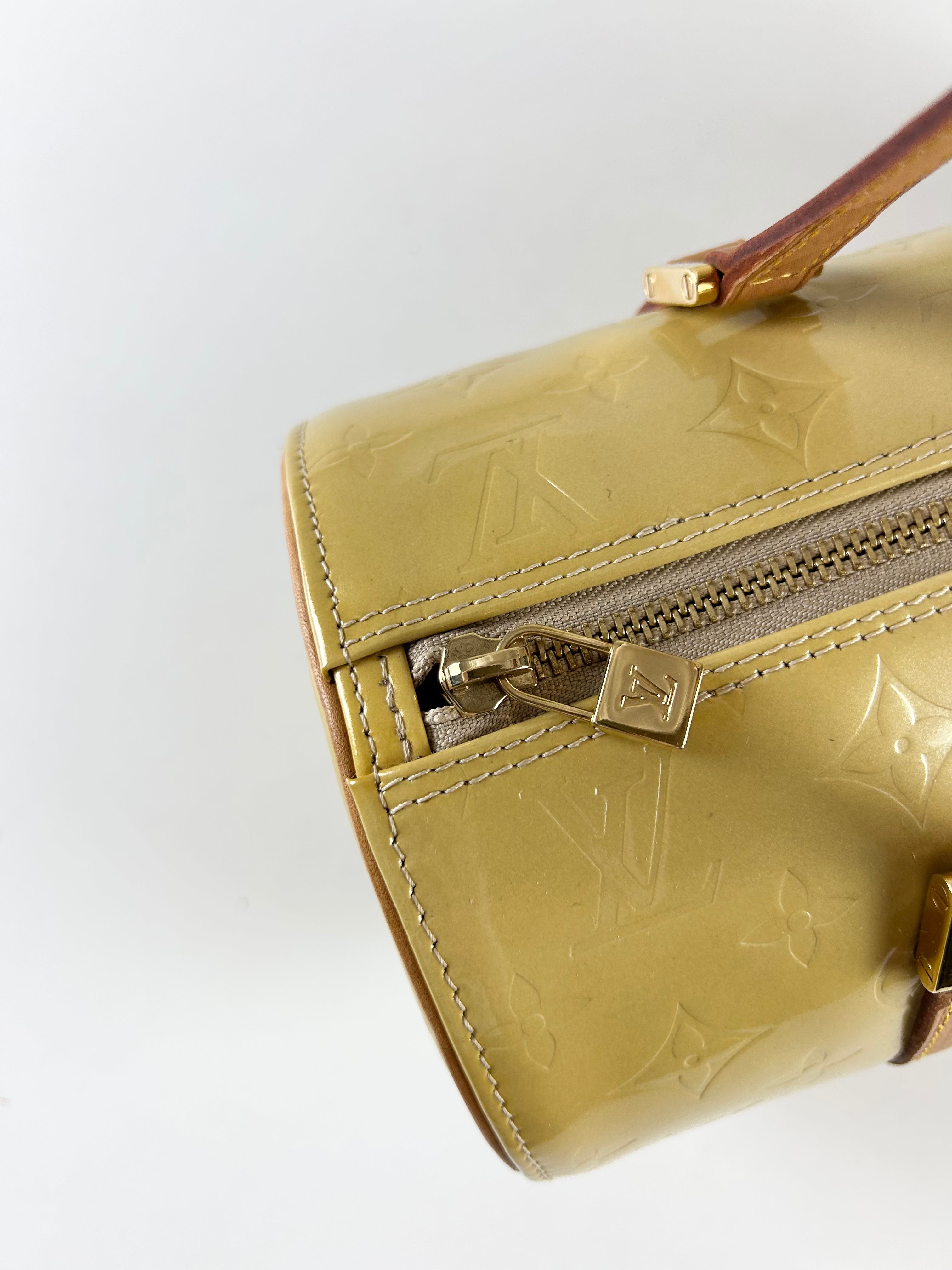 LOUIS VUITTON BEDFORD VERNIS YELLOW PATENT PAPILLON