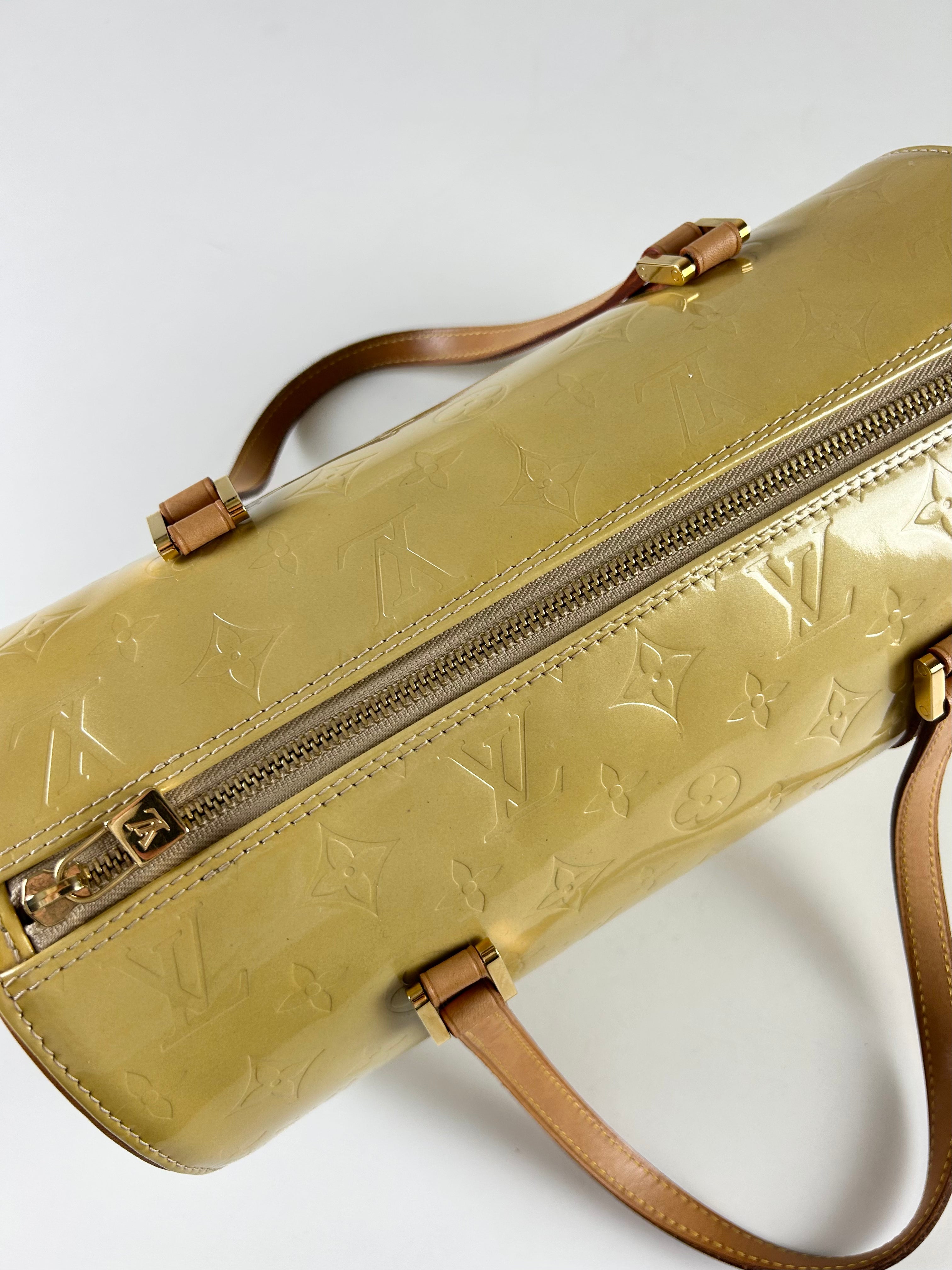 LOUIS VUITTON BEDFORD VERNIS YELLOW PATENT PAPILLON