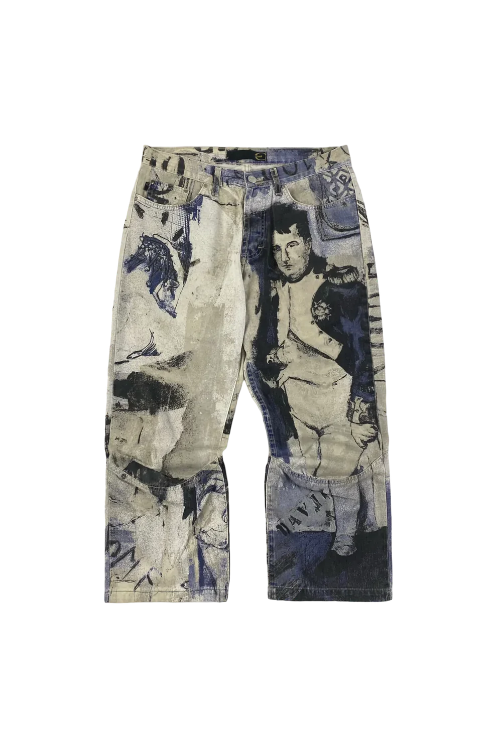 JUST CAVALLI NAPOLEON DENIM TROUSERS [M]