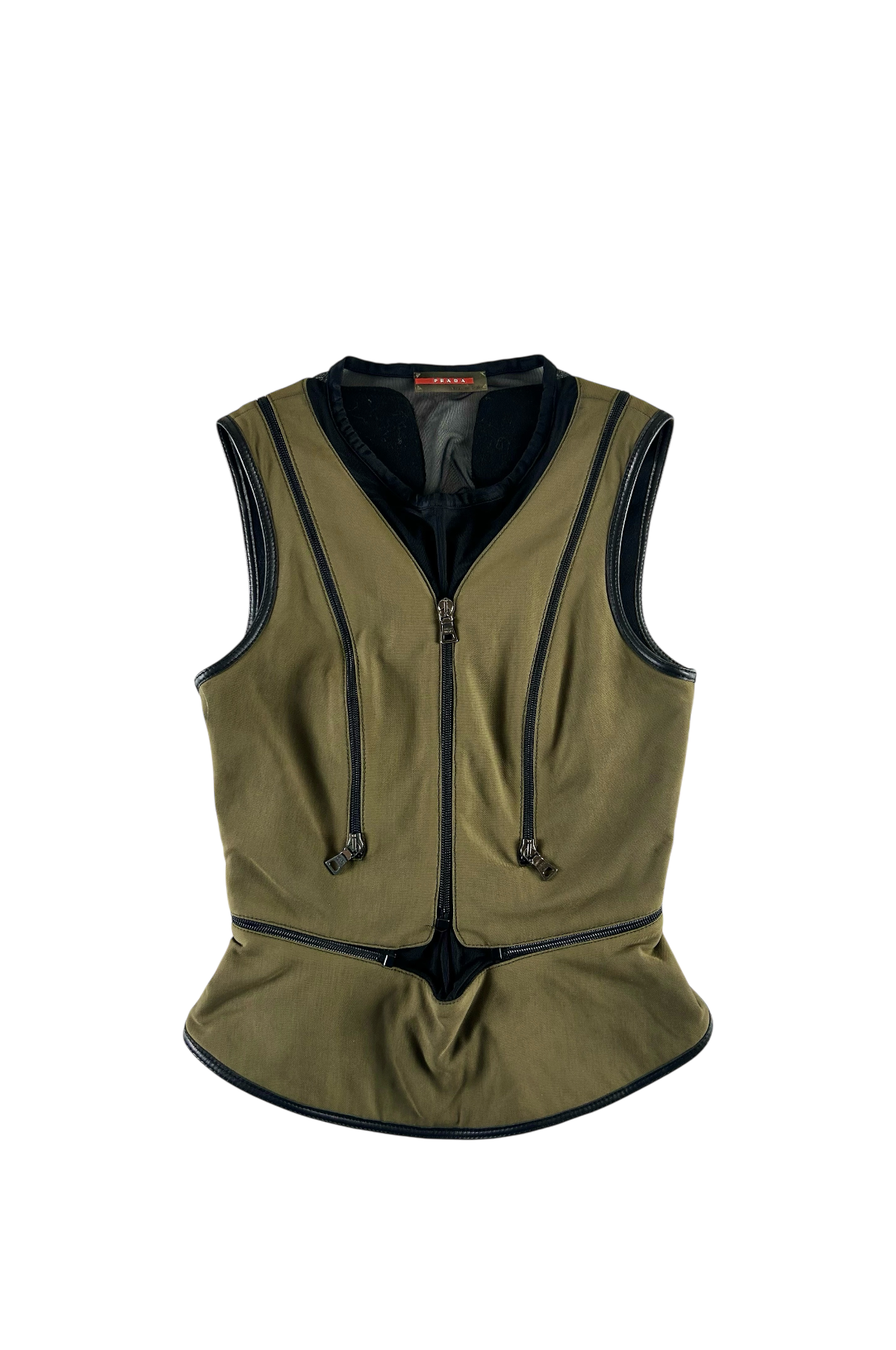 PRADA SPORT SS2000 CONVERTIBLE MESH AND NYLON VEST [S]